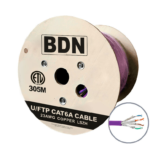 BDN-6AVETL Cable U-FTP Cat6A BDN 23AWG LSZH Violeta 305M ETL