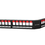 35050808 Patch Panel Descargado 24 Puertos Angular 1U Marca FURUKAWA