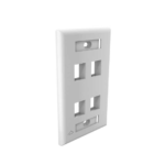 35050018 Faceplate 4P Blanco (4x2) Marca FURUKAWA