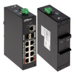 PFS3211-8GT-120-V Switch Industrial Dahua 11P Gigabit 8 PoE AT-AF-BT 120W 1x1GB 2xSFP Switch de Red de Alta Potencia