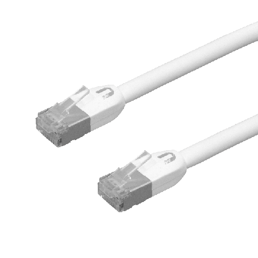 198666 WOP-3 Cable Patch Ubiquiti Cat5e 3m Blanco Exterior F/UTP - Imagen 1