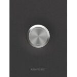 UA-BUTTON Botón pulsador Ubiquiti UA-Button con placa metálica Keystone blanco/negro