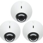 UVC-G5-DOME-3 Cámara IP tipo domo Ubiquiti G5 con visión 2K, IR y micrófono (pack 3 unidades)