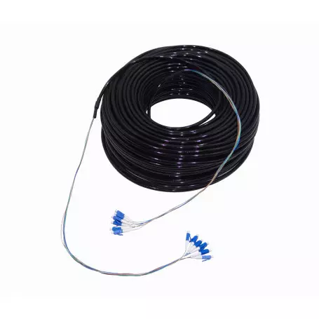 198846 FC-SM-300 Cable de Fibra Ubiquiti 300ft 91m LC-LC SM 6 fibras exterior - Imagen 1