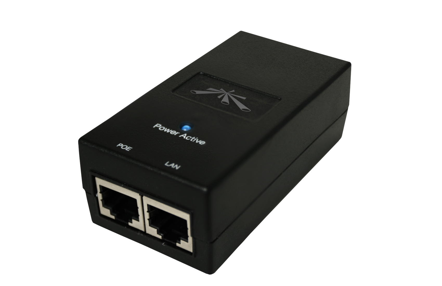 198862 POE-15-12W Inyector PoE Ubiquiti 15VDC 12W con protección ESD requiere cable trebol - Imagen 1