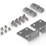 URack-Ear-1 Kit de Soporte 1U para Rack con Tornillos