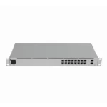 USW-16-POE Switch Rack USW-16-POE con 16 Puertos 1Gbps y 8 Puertos PoE 48af/52at, 2 SFP