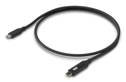 CC1-U Cable USB-C 1m UBIQUITI CC1-U USB-C Macho a Macho 100W con Indicador de Potencia