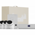UNVR-INSTANT-KIT Kit grabador UniFi Protect con 4 cámaras Turret y disco 1TB
