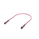 JF4MM05U Cable de fibra óptica MPO-MPO multimodo OM4 de 0,5 metros LSZH tipo B (12 fibras)