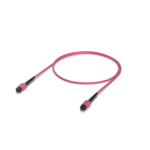 JF4MM1U Cable de fibra óptica MPO-MPO multimodo OM4 de 1 metro LSZH tipo B (12 fibras)