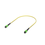 JFSMM05U Cable de fibra óptica MPO-MPO monomodo de 0,5 metros LSZH tipo B (12 fibras)