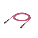 JF4MM3U Cable de fibra óptica MPO‑MPO OM4 multimodo de 3 metros LSZH