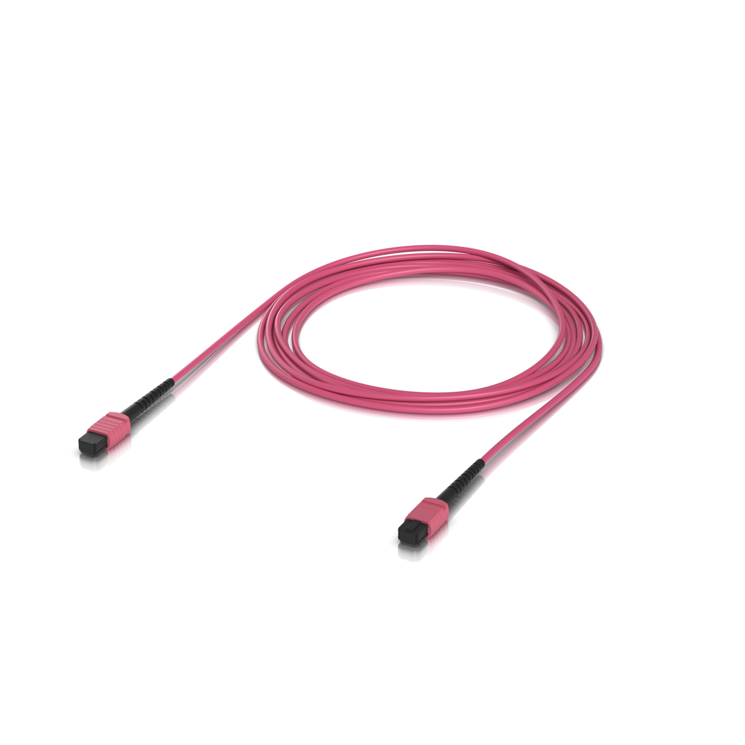 199551 JF4MM3U Cable de fibra óptica MPO‑MPO OM4 multimodo de 3 metros LSZH - Imagen 1
