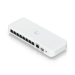 USW-FLEX2 Switch administrable 2.5GbE de 8 puertos con uplink 10G RJ45/SFP+ para redes UniFi