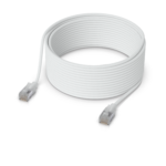 WEPA-15 Cable Ethernet Etherlighting Cat6A blanco de 15 metros para redes UniFi (10GbE)