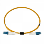 JFSLL01U Jumper de fibra óptica LC‑LC monomodo OS2 dúplex 1 m (2 mm) para enlaces hasta 100G