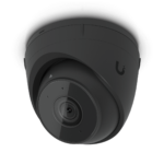 TURRET-ULTRAB Cámara IP mini domo 2K con IR, micrófono y parlante para exteriores color negro