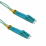 UOC-0 Jumper de fibra óptica LC-LC multimodo OM3 dúplex 0,5 m (2 mm) 50/125 µm