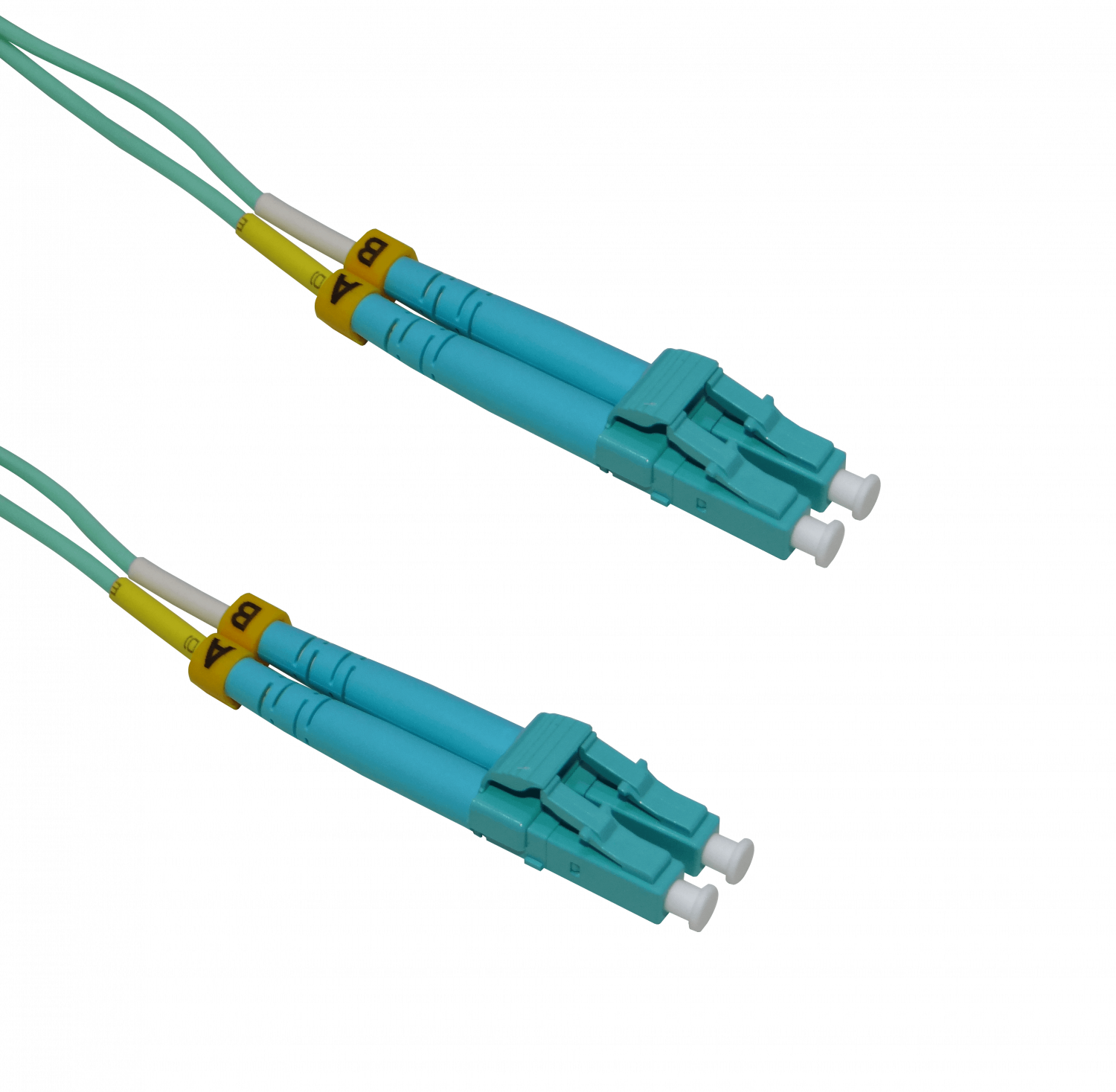 199608 UOC-0 Jumper de fibra óptica LC-LC multimodo OM3 dúplex 0,5 m (2 mm) 50/125 µm - Imagen 1