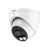 HDW1200TN-IL-A Cámara domo HDCVI 2MP Smart Dual Light 40 m con micrófono IP67 metálica