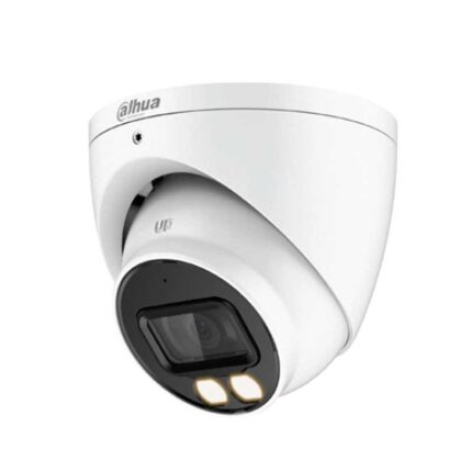 HDW1200TN-IL-A Cámara domo HDCVI 2MP Smart Dual Light 40 m con micrófono IP67 metálica