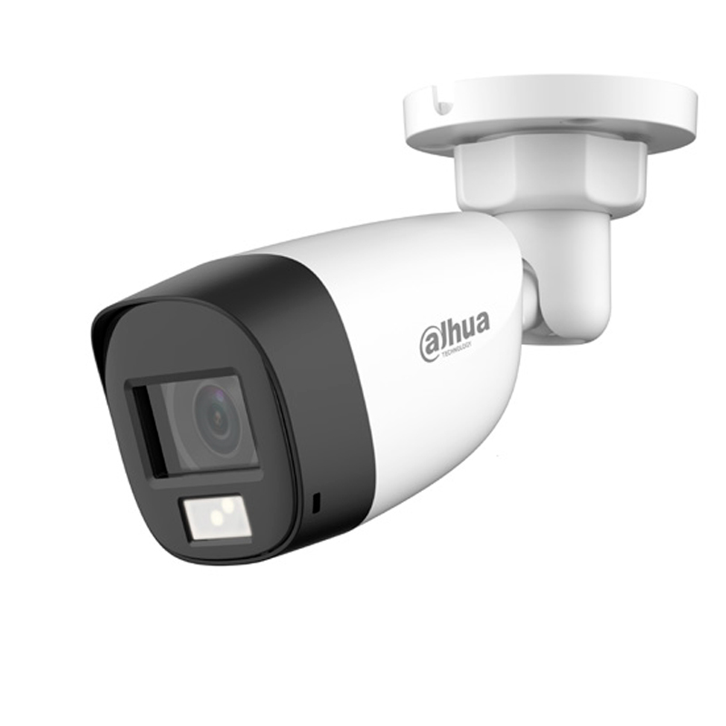 199003 HFW1239TLMN-A-LED Cámara bala HDCVI 2MP Full Color 40 m con micrófono IP67 metálica - Imagen 1