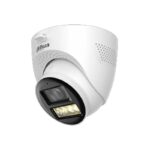 HDW1200TQ-IL-T Cámara domo HDCVI 2MP Full-Color Dual Light con micrófono y parlante, iluminación 40 m