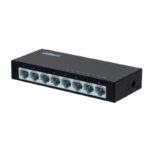 PFS3008-8ET-V2 Switch de escritorio 8 puertos Fast Ethernet metálico para redes CCTV y datos