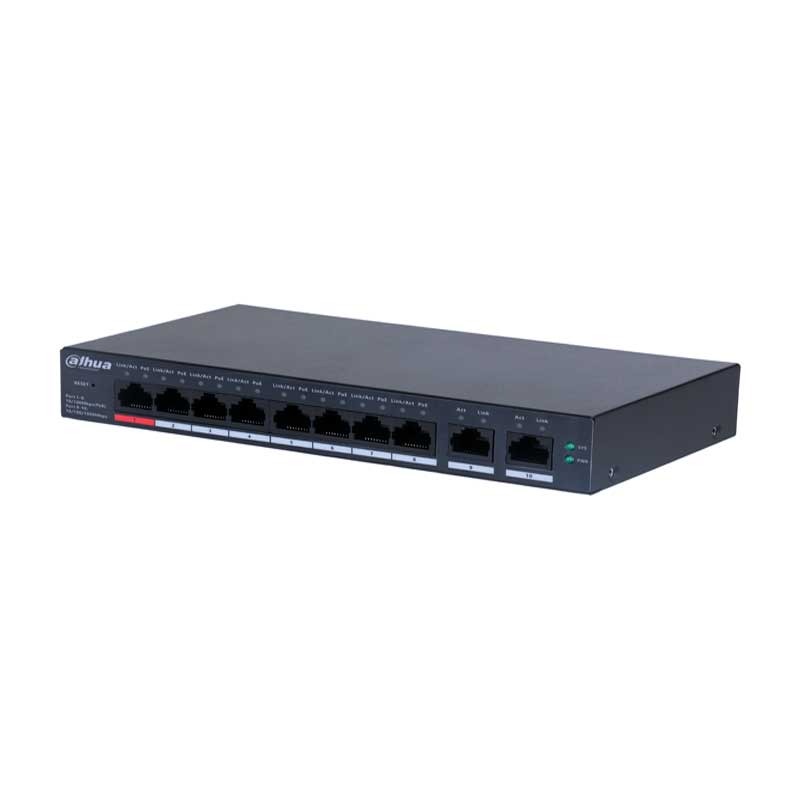 199093 CS4010-8ET-110 Switch administrable L2 Cloud con 8 puertos PoE y uplinks Gigabit para videovigilancia - Imagen 1