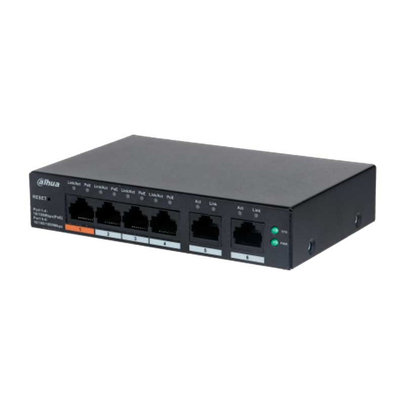 199152 CS4006-4ET-60 Switch administrable L2 Cloud 4 puertos PoE con uplinks Gigabit y 60W total - Imagen 1