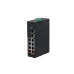 PFS3110-8ET-96-V2 Switch PoE industrial 8 puertos con uplink Gigabit y puerto SFP para riel DIN