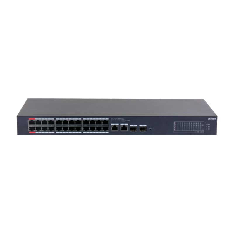 199163 CS4226-24ET-240 Switch administrable L2 Cloud 24 puertos PoE 240W con uplinks Gigabit para CCTV - Imagen 1
