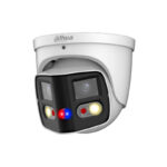 PDW3849-A180-AS-P Cámara IP domo panorámica 180° dual sensor 8MP con IA WizSense y disuasión activa