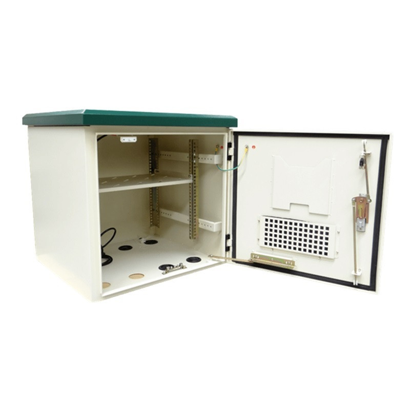 201300 GABINETE RACK EXTERIOR 6U 60CM MURO-POSTE BEIGE - Imagen 1