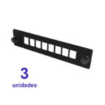 KIT 3X PLACAS LGX 8P LC-SC METALICA
