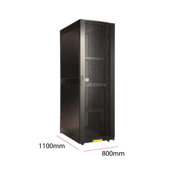 Gabinete Rack 42u Piso Negro 800mm X 1100mm Primtech 