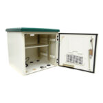 GABINETE RACK EXTERIOR 12U 60CM MURO-POSTE BEIGE