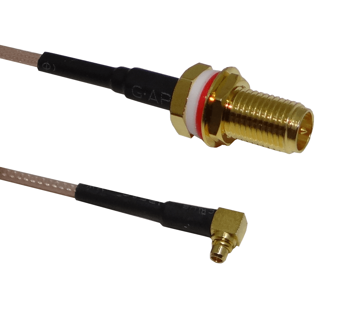 199640 ACMMCXRPSMA MIKROTIK MMCX-M RPSMA-H PIGTAIL CABLE CA100 26CM - Imagen 1