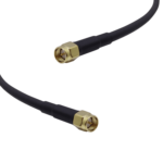 C1-SMSM1 Mikrotik 100cm .SMA-Macho .SMA-Macho Cable Coaxial Negro 1mt