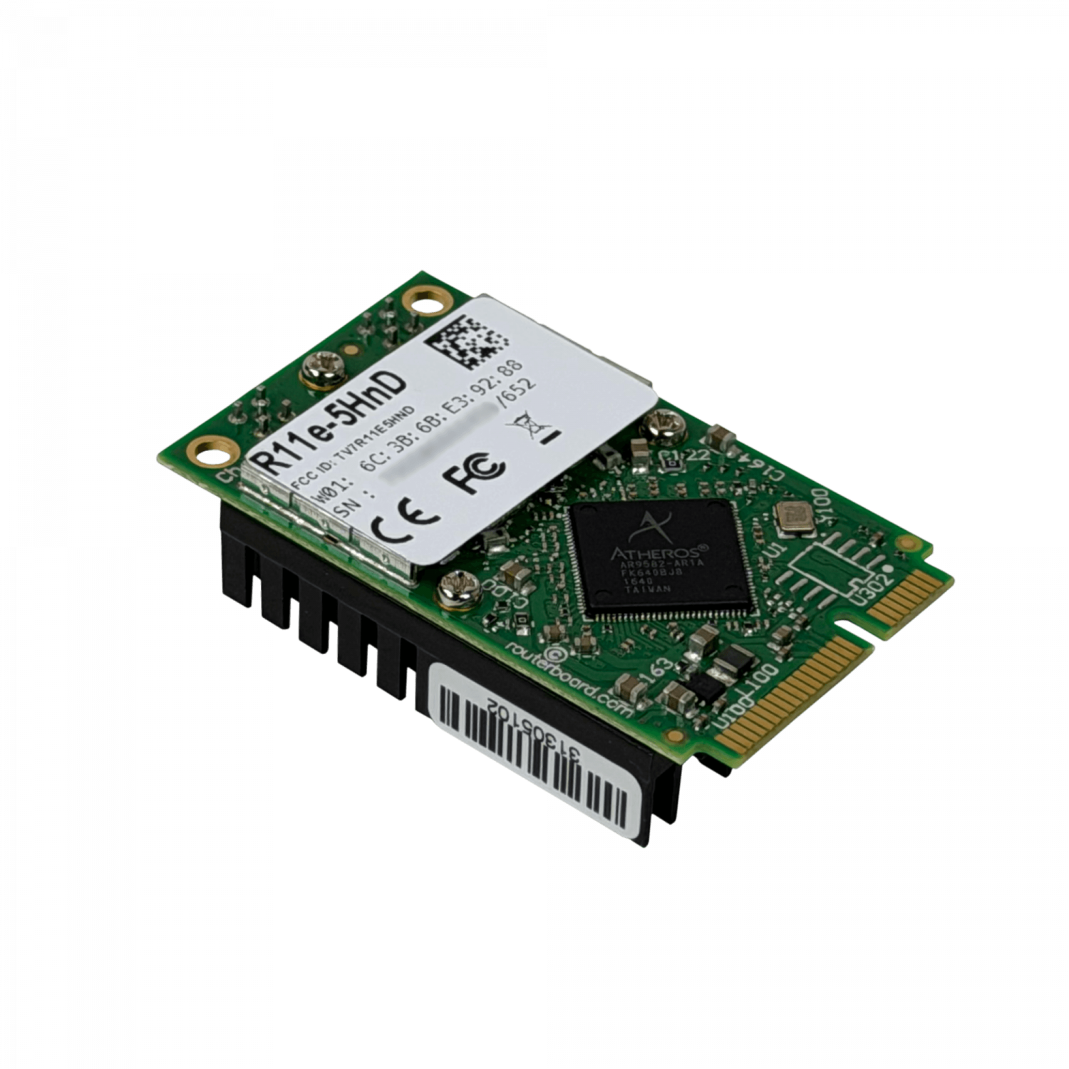 199697 R11E-5HND MIKROTIK 2-MMCX 27DBM 5GHZ A/N 500MW ATHEROS AR9580 MINIPCIE - Imagen 1