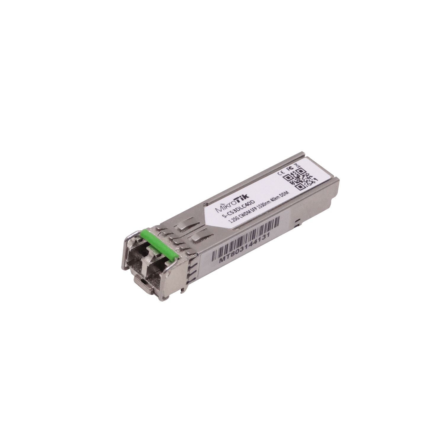 199706 S-C53DLC40D MIKROTIK 1530nm 1,25G SM 40km 2-LC Modulo SFP DDM p/CWDM-MUX - Imagen 1