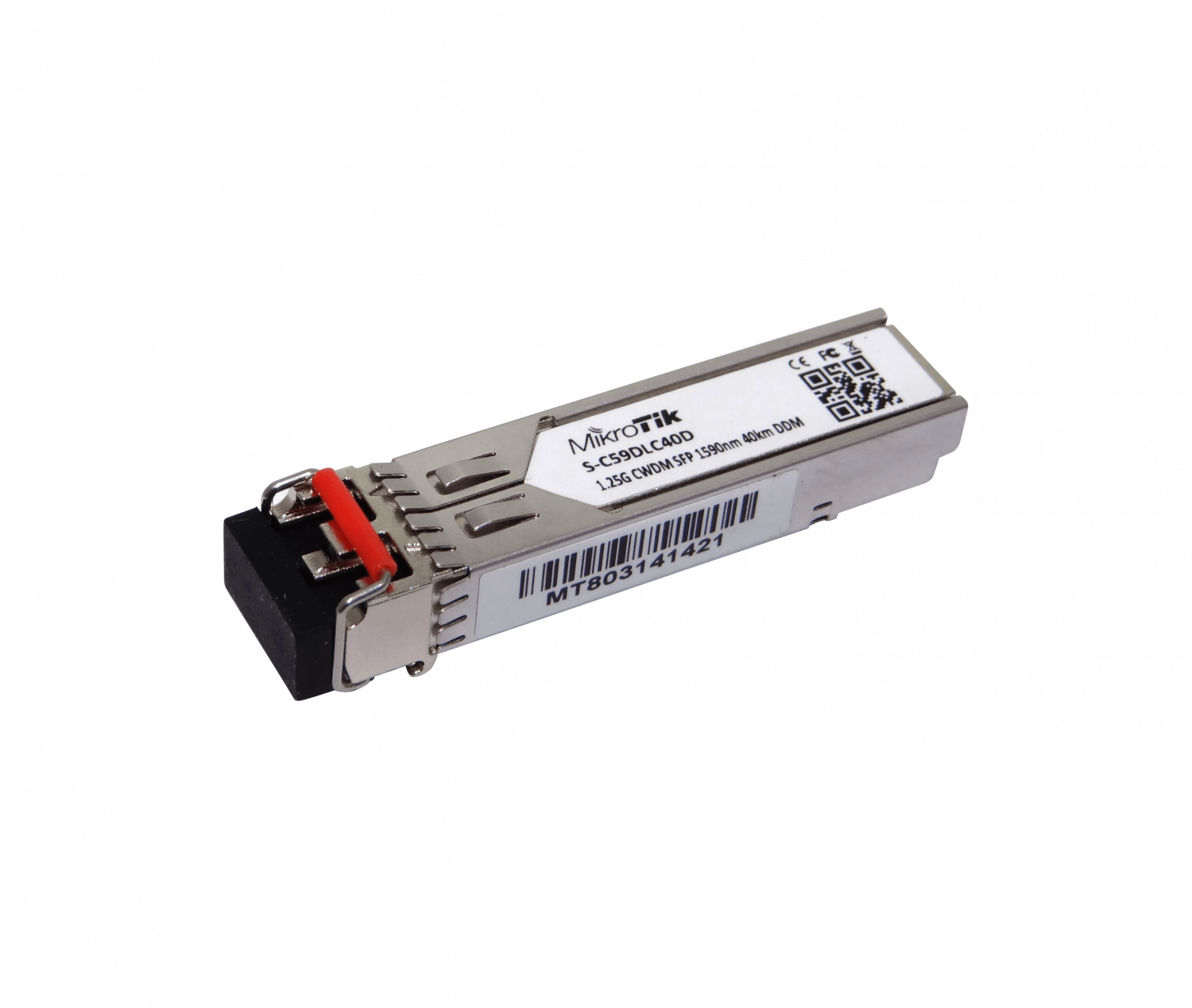 199708 S-C59DLC40D MIKROTIK 1590nm 1,25G SM 40km 2-LC Modulo SFP DDM p/CWDM-MUX - Imagen 1
