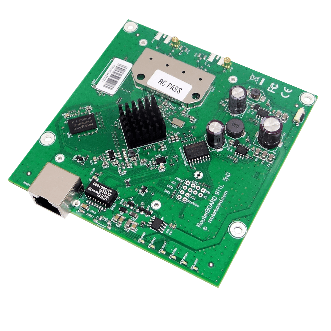 199719 RB911-5HND MIKROTIK 5GHZ 2X2 2-MMCX 1-100-POE/8-30V 600MHZ L3 26DBM 105 - Imagen 1
