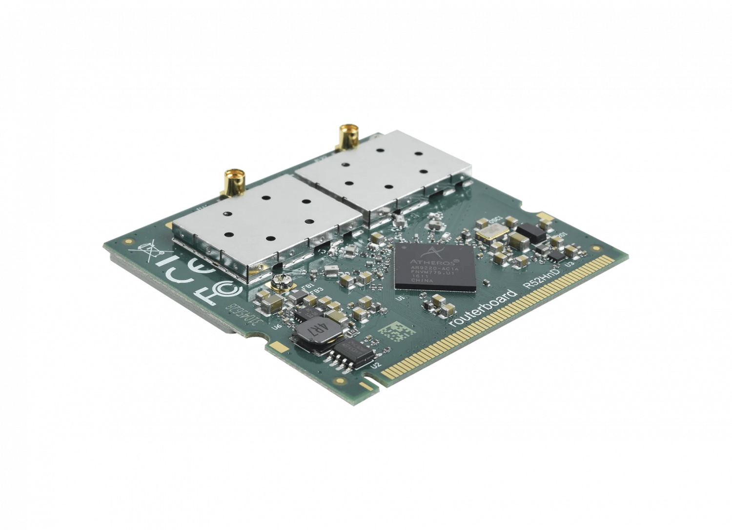 199723 R52HND MIKROTIK 2-MMCX 26dBm 2,4GHz/5GHz A/B/G/N300 400mW AR9220 MI - Imagen 1