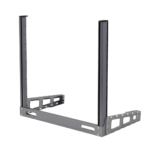 SR-10U MIKROTIK Bastidor Simple Negro 2-Pilares 507mm-Altura Desarm