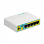 HEX-POE-LITE MIKROTIK req-cable 5-100 PoE-in/out-12W USB L4 64mb inc/24V