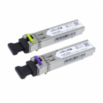 S-4554LC80D MIKROTIK 1-LC 80km Pareja SFP WDM Bidireccional 1550nm/1490n