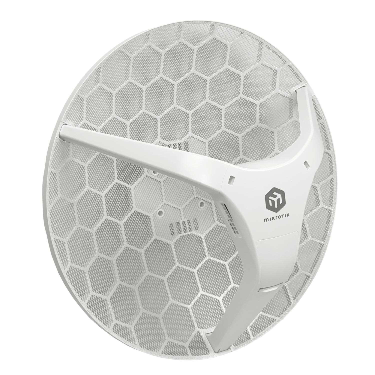 199813 LHG-5-AX MIKROTIK 24dBi Grilla 5GHz 1-1000 L3 391mm-Diam inc24V - Imagen 1