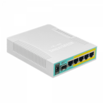HEX-POE MIKROTIK req-cable L4 5-1000(4-PoE) 1-SFP USB 10-57V inc/24V
